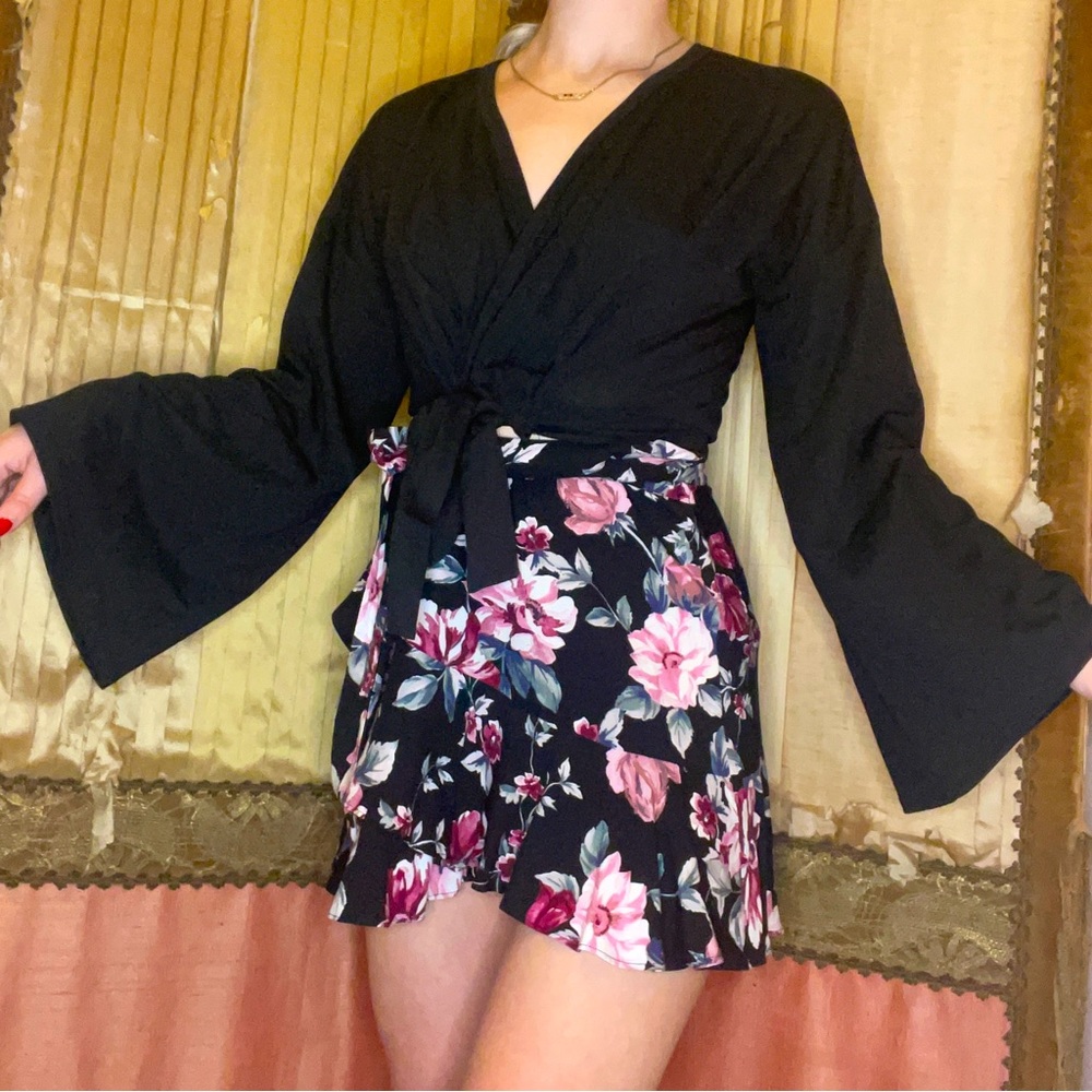 Francesca wrap top